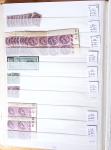 1900-1959, en 5 albums, très important stock de timbres
