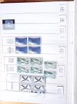 1900-1959, en 5 albums, très important stock de timbres