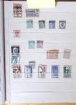1900-1959, en 5 albums, très important stock de timbres