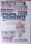 1900-1959, en 5 albums, très important stock de timbres