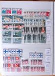 1900-1959, en 5 albums, très important stock de timbres