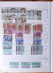1900-1959, en 5 albums, très important stock de timbres