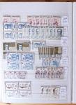 1900-1959, en 5 albums, très important stock de timbres