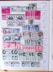 1900-1959, en 5 albums, très important stock de timbres