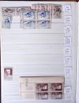 1900-1959, en 5 albums, très important stock de timbres