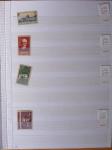 1900-1959, en 5 albums, très important stock de timbres