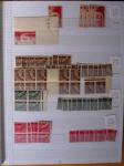 1900-1959, en 5 albums, très important stock de timbres