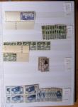 1900-1959, en 5 albums, très important stock de timbres