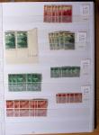 1900-1959, en 5 albums, très important stock de timbres