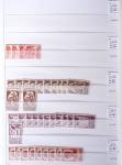 1900-1959, en 5 albums, très important stock de timbres