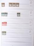 1900-1959, en 5 albums, très important stock de timbres