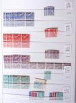 1900-1959, en 5 albums, très important stock de timbres