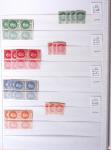 1900-1959, en 5 albums, très important stock de timbres