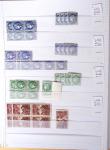 1900-1959, en 5 albums, très important stock de timbres