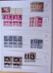 1900-1959, en 5 albums, très important stock de timbres