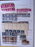 1900-1959, en 5 albums, très important stock de timbres