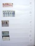 1900-1959, en 5 albums, très important stock de timbres