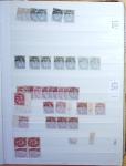 1900-1959, en 5 albums, très important stock de timbres