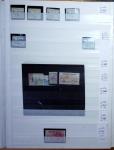 1900-1959, en 5 albums, très important stock de timbres