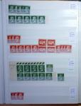 1900-1959, en 5 albums, très important stock de timbres