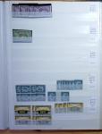 1900-1959, en 5 albums, très important stock de timbres