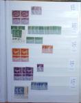 1900-1959, en 5 albums, très important stock de timbres