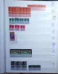 1900-1959, en 5 albums, très important stock de timbres