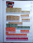 1900-1959, en 5 albums, très important stock de timbres