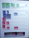 1900-1959, en 5 albums, très important stock de timbres