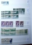 1900-1959, en 5 albums, très important stock de timbres