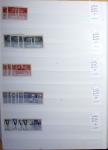 1900-1959, en 5 albums, très important stock de timbres