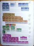 1900-1959, en 5 albums, très important stock de timbres