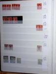 1900-1959, en 5 albums, très important stock de timbres