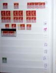 1900-1959, en 5 albums, très important stock de timbres