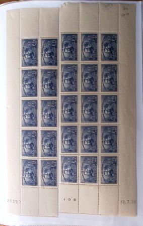 1900-1959, Sympathique lot de feuilles et panneaux
