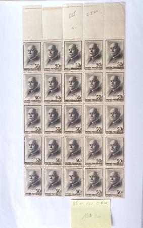 1900-1959, Sympathique lot de feuilles et panneaux