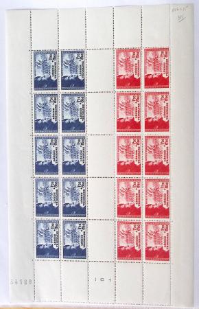 1900-1959, Sympathique lot de feuilles et panneaux