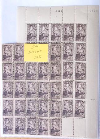 1900-1959, Sympathique lot de feuilles et panneaux