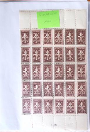 1900-1959, Sympathique lot de feuilles et panneaux