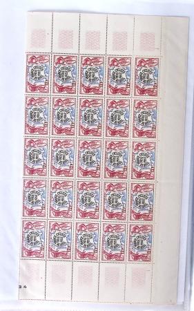 1900-1959, Sympathique lot de feuilles et panneaux