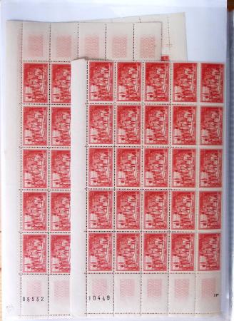 1900-1959, Sympathique lot de feuilles et panneaux
