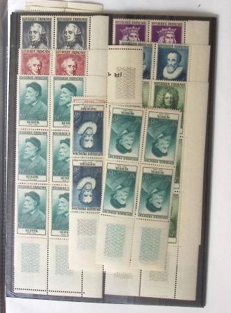 1900-1959, Sympathique lot de feuilles et panneaux