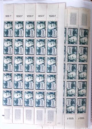 1900-1959, Sympathique lot de feuilles et panneaux