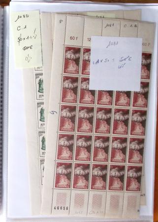 1900-1959, Sympathique lot de feuilles et panneaux