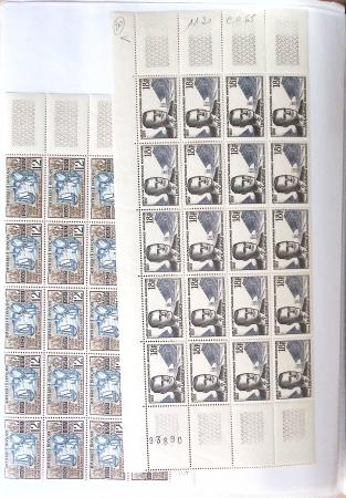 1900-1959, Sympathique lot de feuilles et panneaux