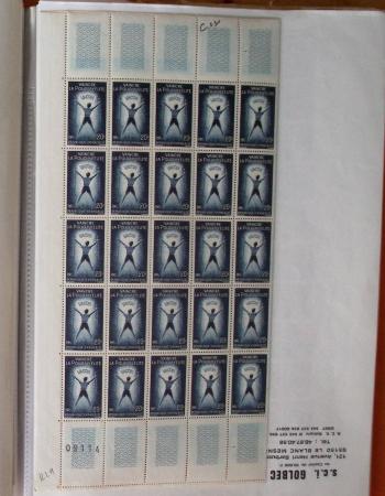 1900-1959, Sympathique lot de feuilles et panneaux