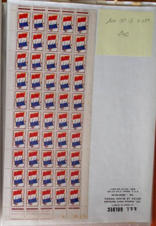 1900-1959, Sympathique lot de feuilles et panneaux