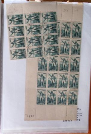 1900-1959, Sympathique lot de feuilles et panneaux