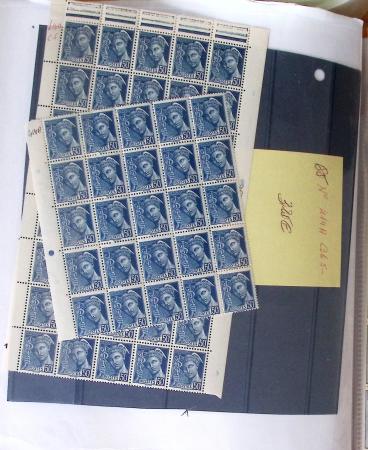 1900-1959, Sympathique lot de feuilles et panneaux