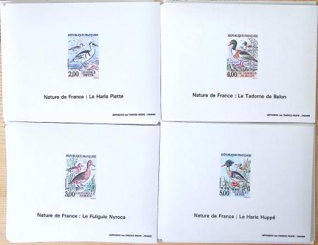 1993-1995, Exceptionnel stock de bloc-feuillets gommés,